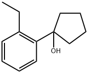 1-(2-ethylphenyl)cyclopentanol 结构式