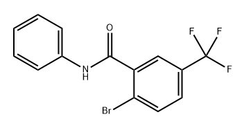 2-Bromo-N-cyclohexyl-5-(trifluoromethyl)benzamide 结构式