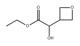 2-羟基-2-(氧杂环丁烷-3-基)乙酸乙酯 结构式