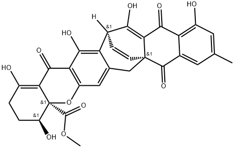 XANTHOQUINODIN A1 结构式