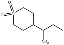 4-(1-aminopropyl)tetrahydro-2H-thiopyran1,1-dioxide 结构式