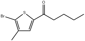 1-(5-Bromo-4-methyl-2-thienyl)-1-pentanone 结构式