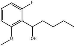 α-Butyl-2-fluoro-6-methoxybenzenemethanol 结构式