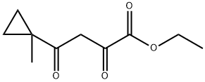 4-(1-甲基环丙基)-2,4-二氧代丁酸乙酯 结构式