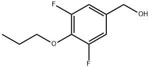 (3,5-Difluoro-4-propoxyphenyl)methanol 结构式