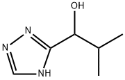 2-甲基-1-(4H-1,2,4-三唑-3-基)丙烷-1-醇 结构式