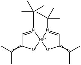 Nickel, bis[1-[(1,1-dimethylethyl)imino-κN]-3-methyl-2-buten-2-olato-κO]- 结构式