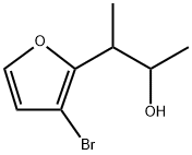 3-(3-溴呋喃-2-基)丁-2-醇 结构式