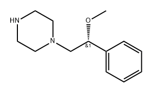 (R)-1-(2-methoxy-2-phenyl)ethyl?piperazine 结构式