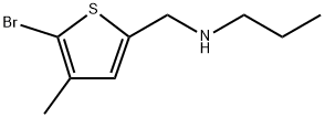 5-Bromo-4-methyl-N-propyl-2-thiophenemethanamine 结构式