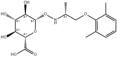 N-hydroxymexiletine glucuronide 结构式