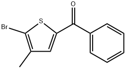 (5-Bromo-4-methyl-2-thienyl)phenylmethanone 结构式