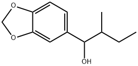 α-(1-Methylpropyl)-1,3-benzodioxole-5-methanol 结构式