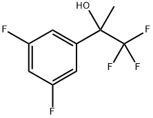 2-(3,5-difluorophenyl)-1,1,1-trifluoropropan-2-ol 结构式