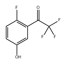 2,2,2-三氟-1-(2-氟-5-羟基苯基)乙-1-酮 结构式