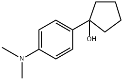 1-(4-(dimethylamino)phenyl)cyclopentanol 结构式