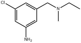 3-chloro-5-((ethyl(methyl)amino)methyl)aniline 结构式