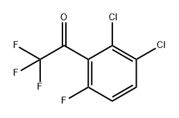 1-(2,3-二氯-6-氟苯基)-2,2,2-三氟乙酮 结构式