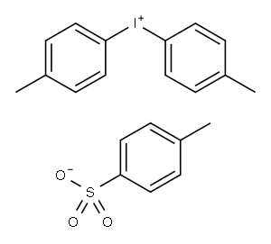 Iodonium, bis(4-methylphenyl)-, 4-methylbenzenesulfonate (1:1) 结构式