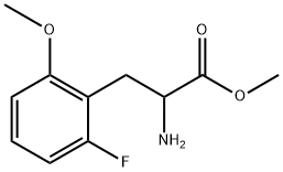 methyl 2-amino-3-(2-fluoro-6-methoxyphenyl)propanoate 结构式