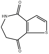 6,7-二氢-4H-噻吩并[3,2-C]氮平-4,8(5H)-二酮 结构式