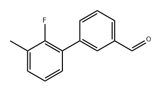 2'-fluoro-3'-methyl-[1,1'-biphenyl]-3-carbaldehyde 结构式