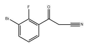 Benzenepropanenitrile, 3-bromo-2-fluoro-β-oxo- 结构式