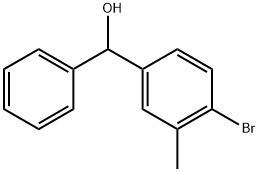 (4-bromo-3-methylphenyl)(phenyl)methanol 结构式