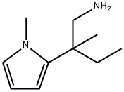 2-甲基-2-(1-甲基-1H-吡咯-2-基)丁-1-胺 结构式