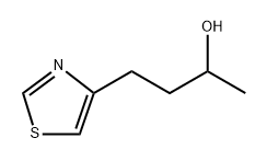 4-(噻唑-4-基)丁烷-2-醇 结构式