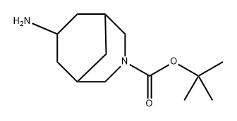 7-氨基-3-氮杂双环[3.3.1]壬烷-3-羧酸叔丁酯 结构式