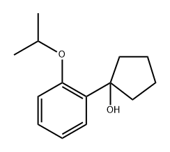 1-(2-isopropoxyphenyl)cyclopentanol 结构式