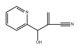 2-[羟基(吡啶-2-基)甲基]丙-2-烯腈 结构式