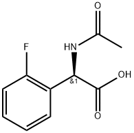 N-AC-R-2-氟苯甘氨酸 结构式