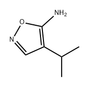 4-异丙基异噁唑-5-胺 结构式