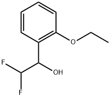 α-(Difluoromethyl)-2-ethoxybenzenemethanol 结构式