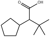 2-cyclopentyl-3,3-dimethylbutanoic acid 结构式