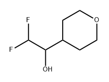 2,2-二氟-1-(四氢2H吡喃-4-基)乙-1-醇 结构式