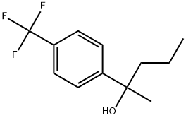 α-Methyl-α-propyl-4-(trifluoromethyl)benzenemethanol 结构式