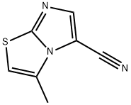 3-methylimidazo[2,1-b][1,3]thiazole-5-carbonitrile 结构式