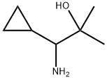 1-氨基-1-环丙基-2-甲基丙烷-2-醇 结构式
