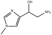 2-氨基-1-(1-甲基1H咪唑-4-基)乙-1-醇 结构式