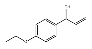 1-(4-乙氧基苯基)丙-2-烯-1-醇 结构式