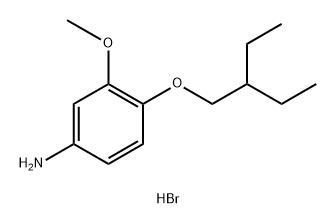 m-Anisidine, 4-(2-ethylbutoxy)-, hydrobromide 结构式