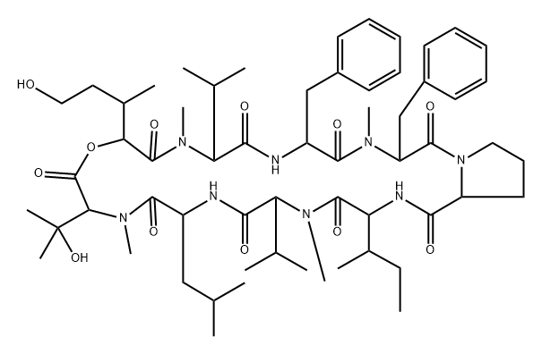 Aureobasidin S2b 结构式