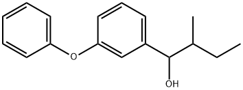 α-(1-Methylpropyl)-3-phenoxybenzenemethanol 结构式