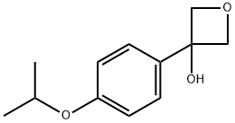 3-(4-isopropoxyphenyl)oxetan-3-ol 结构式