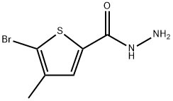 5-Bromo-4-methyl-2-thiophenecarboxylic acid hydrazide 结构式