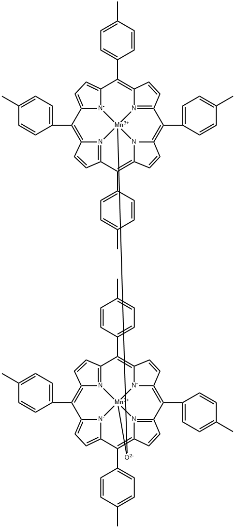 Μ-氧-双四对甲苯基卟啉锰 结构式