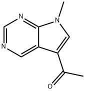 1-{7-methyl-7H-pyrrolo[2,3-d]pyrimidin-5-yl}ethan-1-one 结构式